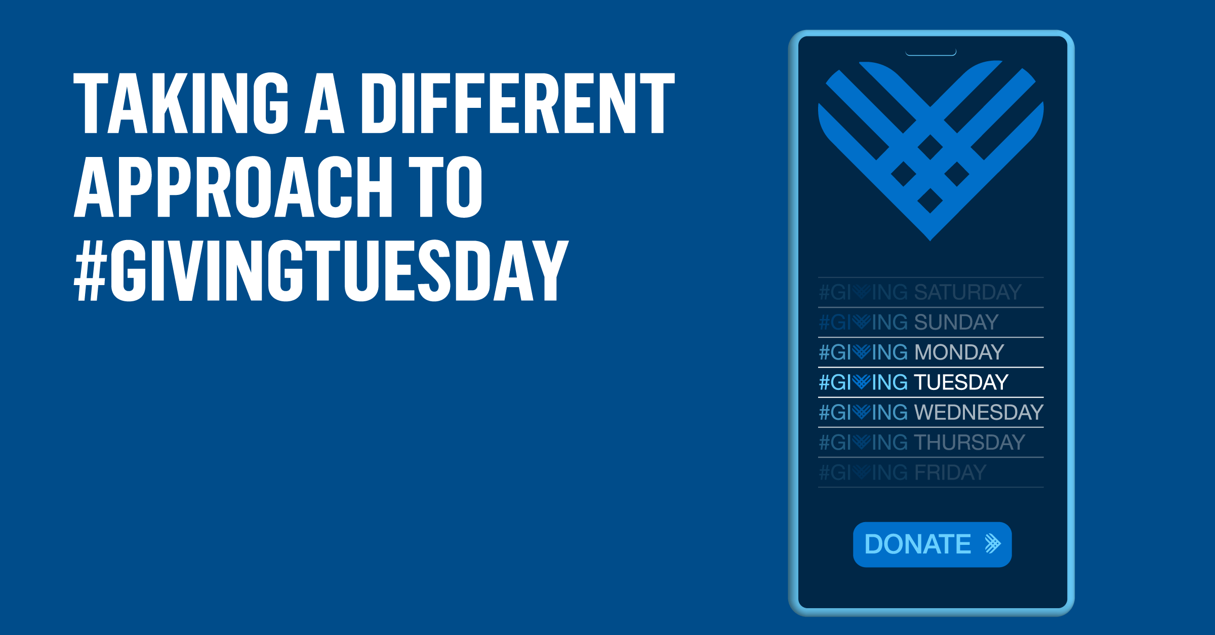 Giving Tuesday Different Approach